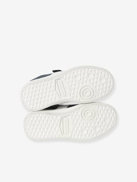 Baskets enfant garçon synthétique à scratchs et lacets élastiqués marine - vertbaudet enfant 
