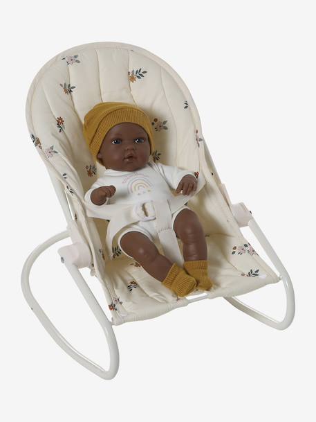 Metalen ligstoel voor poppen ecru - vertbaudet enfant 
