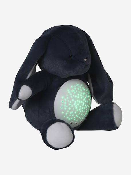 Veilleuse Peluche projecteur d'étoiles bleu jean+dinosaure+jaune d'or+orange - vertbaudet enfant 