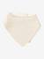 Set met 3 slabbetjes van katoengaas beige, bedrukt+cappuccino+ecru+grijsblauw+lichtroze+saliegroen+set groene panda+set vos+touw+veel beige+WIT - vertbaudet enfant 