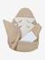 Nid d'ange transformable en gaze de coton beige imprimé+cappuccino+écru+sauge+terracotta - vertbaudet enfant 
