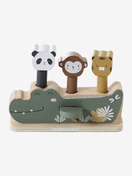 TANZANIE 3-in-1 jungle pop-up van FSC®-hout groen - vertbaudet enfant 