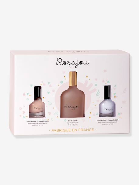 Coffret eau de toilette + 2 vernis rose - vertbaudet enfant 