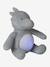 Veilleuse Peluche projecteur d'étoiles bleu jean+dinosaure+gris+jaune d'or+orange - vertbaudet enfant 