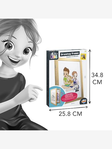 Cadre à dessin beige - vertbaudet enfant 