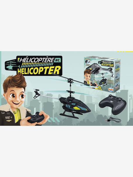 Radiografisch bestuurbare helikopter BUKI zwart - vertbaudet enfant 