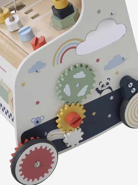 Chariot de marche bricolage et voitures en bois FSC® bois - vertbaudet enfant 