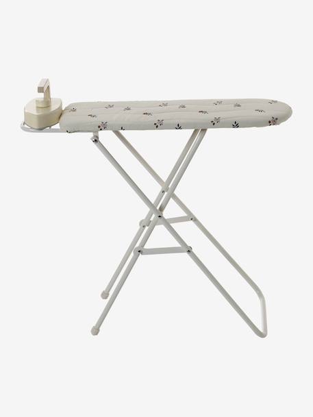 Table à repasser en métal RETRO FLOWER écru - vertbaudet enfant 