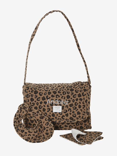 Sac à langer personnalisable et accessoires poupon Vertbaudet et Envie de fraise marron - vertbaudet enfant 