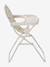 Chaise haute pour poupon RETRO FLOWER écru - vertbaudet enfant 