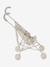 Grande poussette canne pour poupon RETRO FLOWER écru - vertbaudet enfant 