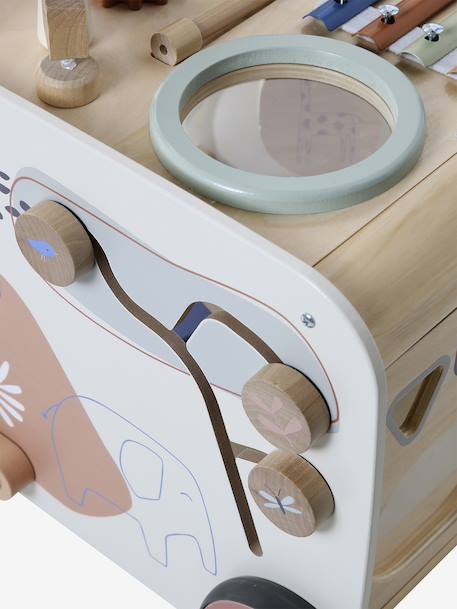 Muzikale loopwagen van FSC®-hout hout - vertbaudet enfant 