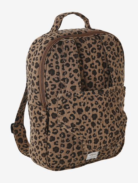 Sac à dos fille porte-poupon léopard Vertbaudet et Envie de fraise marron - vertbaudet enfant 
