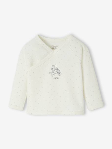 Bébé-Brassière naissance imprimée ouverture devant