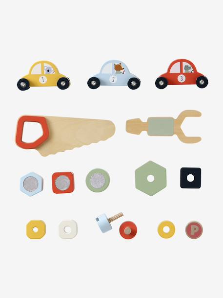 Doe-het-zelf loopwagen en FSC® houten auto's hout - vertbaudet enfant 