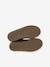 Boots fille cuir zippées et élastiquées beige+camel+marine - vertbaudet enfant 