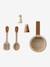 Houten keukentje met accessoires van FSC®-hout ecru+rozen+saliegroen - vertbaudet enfant 