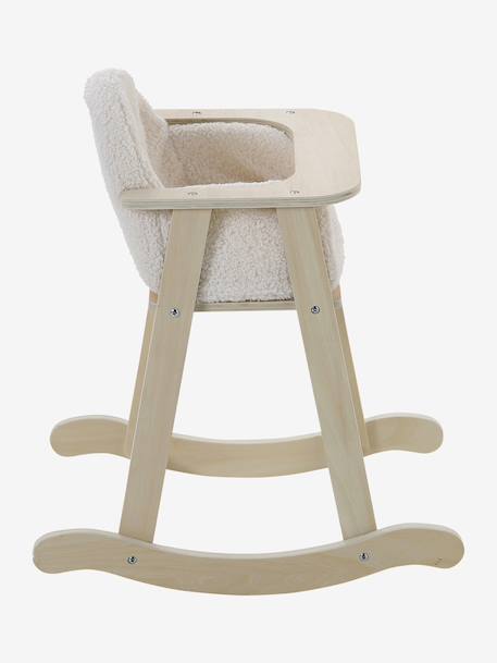 Chaise haute à bascule poupon en bois FSC® bois - vertbaudet enfant 