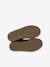 Boots enfant mixte cuir zippées et élastiquées beige+marine - vertbaudet enfant 