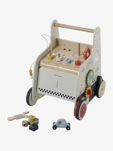 Chariot de marche bricolage et voitures en bois FSC® bois - vertbaudet enfant 