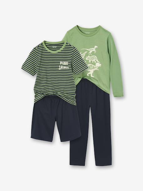 Garçon-Lot pyjama + pyjashort garçon dinosaure 