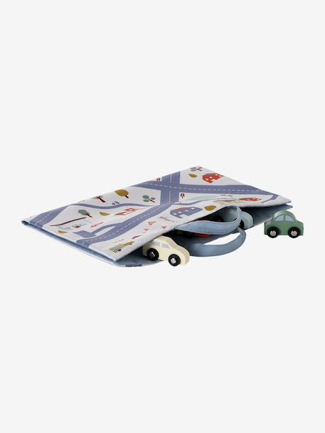 Tapis circuit pliable avec accessoires beige - vertbaudet enfant 