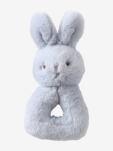 Hochet Lapin blanc+gris - vertbaudet enfant 