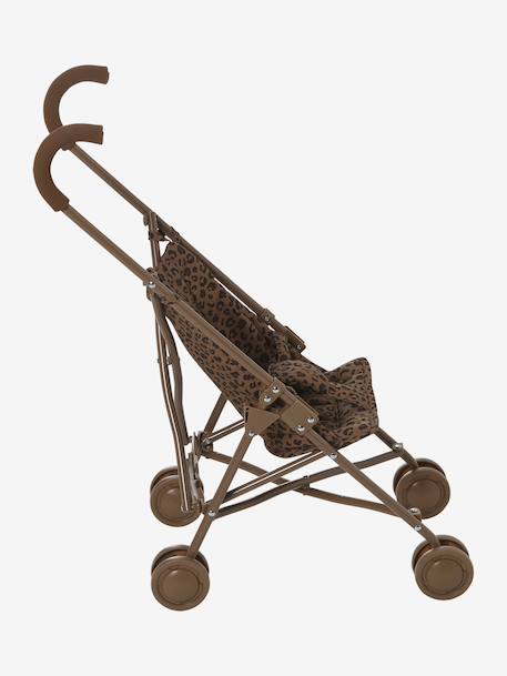 Grote rieten wandelwagen luipaard VERTBAUDET x Envie de fraise bruin - vertbaudet enfant 