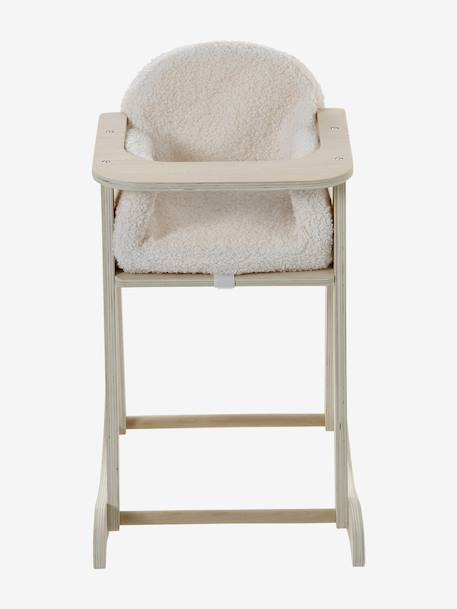 Chaise haute à bascule poupon en bois FSC® bois - vertbaudet enfant 