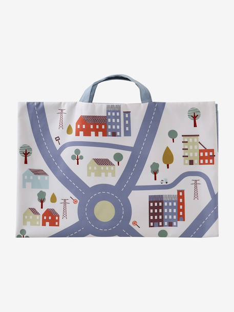 Tapis circuit pliable avec accessoires beige - vertbaudet enfant 