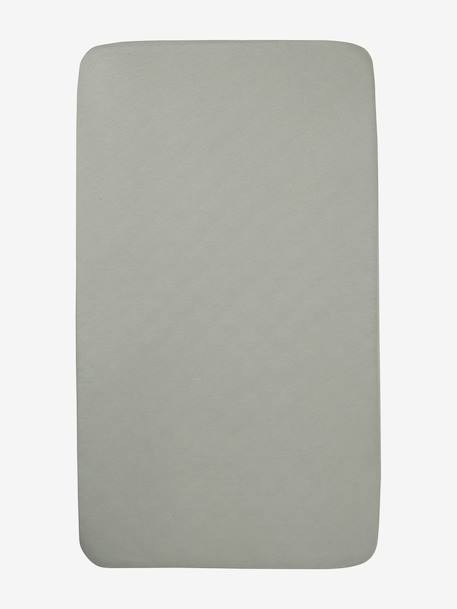 Lot de 2 housses pour berceau et cododo en coton bio* blanc+blanc imprimé+écru+marine/écru - vertbaudet enfant 