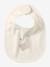 Lot 7 bavoirs naissance en coton bio* beige imprimé+blanc jungle+carreaux vert+Hérisson+multicolore+rose pâle+vert d'eau - vertbaudet enfant 