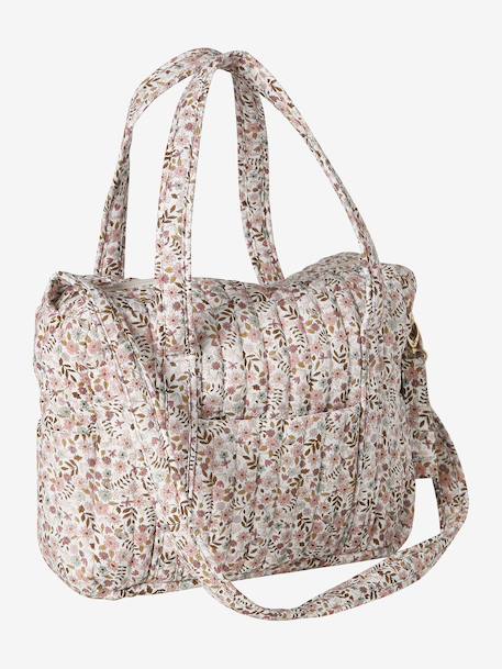 Sac à langer en gaze de coton JOIOSA bleu nuit+bronze+écru - vertbaudet enfant 