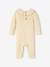 Combinaison naissance en tricot maille fantaisie écru - vertbaudet enfant 