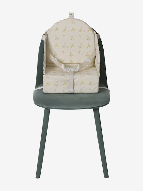 Rehausseur de chaise bleu grisé+écru+GRIS+multicolore - vertbaudet enfant 