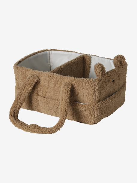 Opbergmand 2 compartimenten beige - vertbaudet enfant 