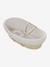 Housse pour couffin en gaze de coton beige imprimé+blanc+bleu grisé+rose imprimé - vertbaudet enfant 