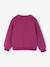 Sweat fille motif imprimé anthracite+corail+encre+pivoine+sauge+vanille+violet+violine - vertbaudet enfant 