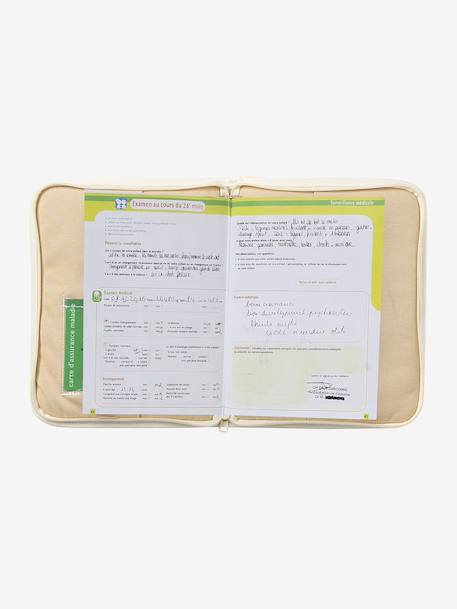 Protège carnet de santé en gaze de coton écru - vertbaudet enfant 