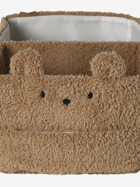 Panier de rangement 2 compartiments beige - vertbaudet enfant 