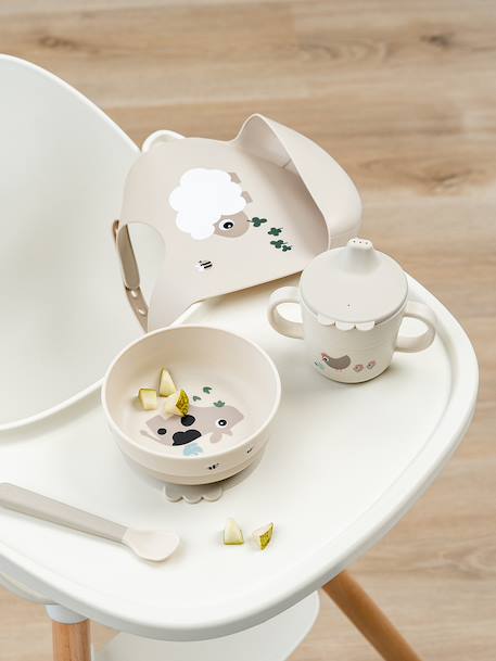 Set premier repas Foodie sable+vert - vertbaudet enfant 
