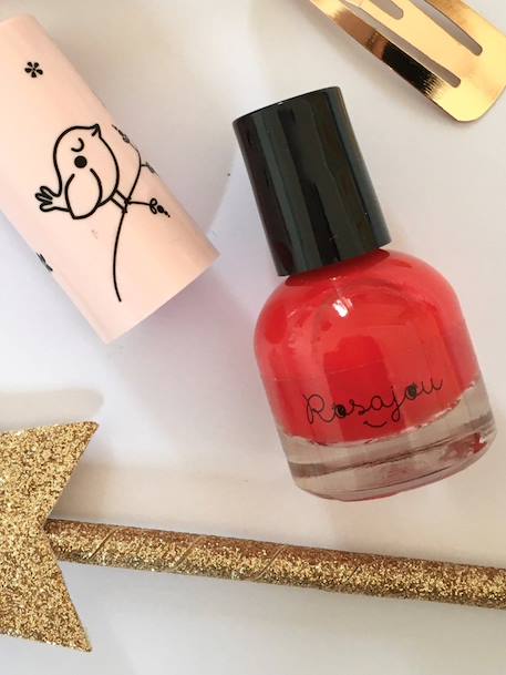 Duo Rouge à lèvres + vernis assorti rouge - vertbaudet enfant 