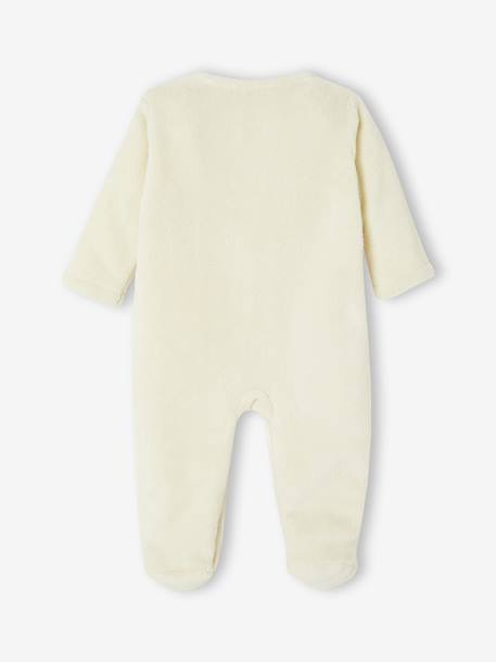 Surpyjama naissance animal ou coeur chocolat+écru - vertbaudet enfant 