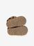 Boots déperlantes zippées fourrées bébé camel - vertbaudet enfant 