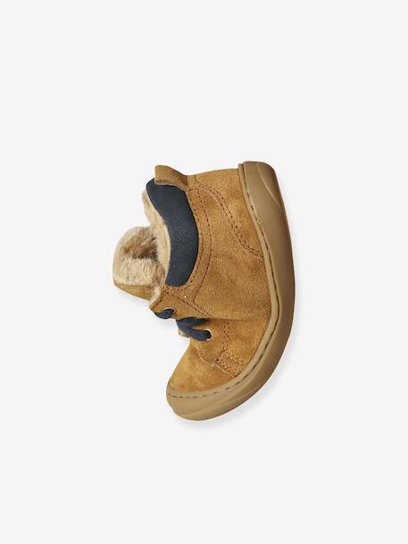 Chaussures premiers pas bébé lacets bleu+camel+kaki+lot bleu+marine - vertbaudet enfant 