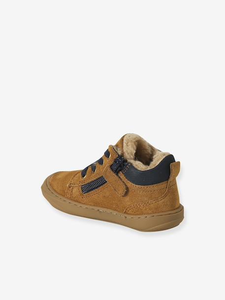 Chaussures premiers pas bébé lacets bleu+camel+kaki+lot bleu+marine - vertbaudet enfant 