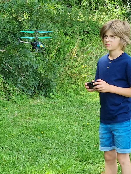 Hélicoptère radiocommandé noir - vertbaudet enfant 