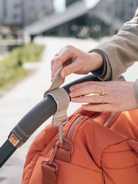 Sac à langer matelassé orange+sable+vert - vertbaudet enfant 