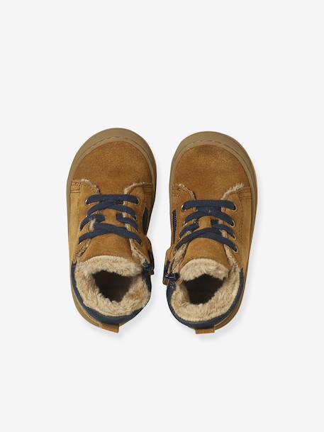 Chaussures premiers pas bébé lacets bleu+camel+kaki+lot bleu+marine - vertbaudet enfant 
