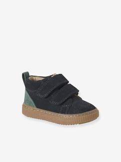 Chaussures-Chaussures bébé 17-26-Marche garçon 19-26-Bottines bébé garçon cuir à scratchs